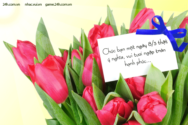 thiep chuc mung 8/3